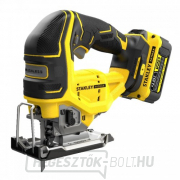 Akkumulátorról működtetett akkumulátoros kirakósfűrész V20 18V 2x4,0Ah Stanley FatMax SFMCS650M2K Akkumulátorról működtetett akkumulátoros kirakósfűrész V20 18V 2x4,0Ah Stanley FatMax SFMCS650M2K gallery main image