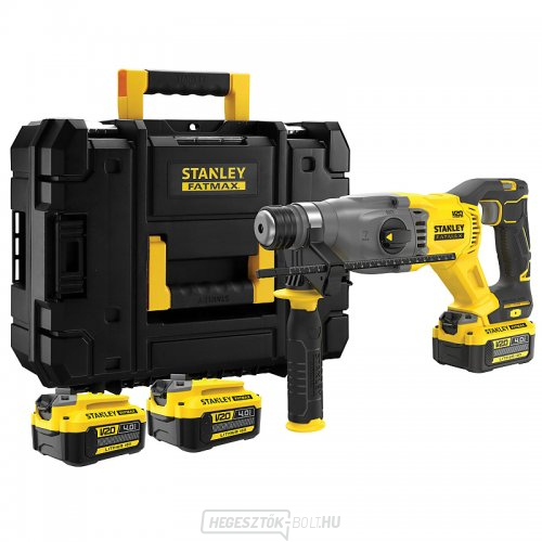 Akkumulátoros kombinált kalapács V20 18V 2x4,0Ah Stanley FatMax SFMCH900M22