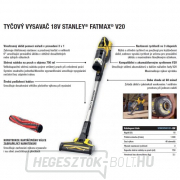 Porszívó V20 18V 1x2,0Ah Stanley FatMax SFMCVS001D1 V20 18V 1x2,0Ah Stanley FatMax SFMCVS001D1 náhled