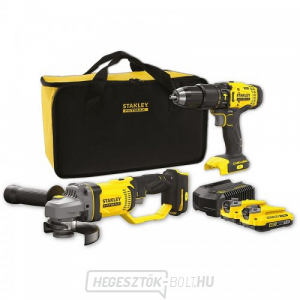 Combo szerszámkészlet V20 18V 2,2,0Ah Stanley FatMax SFMCK471D2S Combo szerszámkészlet V20 18V 2,2,0Ah Stanley FatMax SFMCK471D2S gallery main image