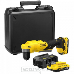 Akkus négyszögletes fúrógép V20 18V 2x2,0Ah Stanley FatMax SFMCD750D2K Akkus négyszögletes fúrógép V20 18V 2x2,0Ah Stanley FatMax SFMCD750D2K gallery main image