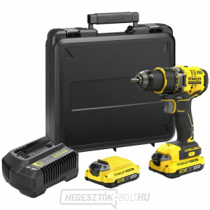 Akkus fúrógép V20 18V 2x2,0Ah Stanley FatMax SFMCD720D2K Akkus fúrógép V20 18V 2x2,0Ah Stanley FatMax SFMCD720D2K gallery main image