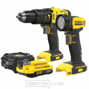 Combo szerszámkészlet V20 18V 1x2,0Ah Stanley FatMax SFMCK210D1 Combo szerszámkészlet V20 18V 1x2,0Ah Stanley FatMax SFMCK210D1 gallery main image