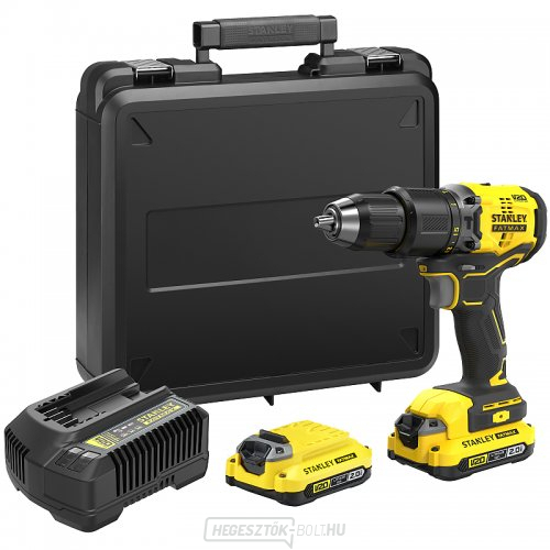 Akkumulátoros ütvefúró V20 18V 2x2,0Ah Stanley FatMax SFMCD715D2K