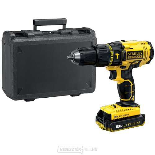 Akkumulátoros ütvefúró 18V 2x2,0Ah Stanley FatMax FMC626D2K