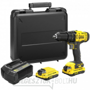 Akkus fúrógép V20 18V 2x1,5Ah Stanley FatMax SFMCD700C2K Akkus fúrógép V20 18V 2x1,5Ah Stanley FatMax SFMCD700C2K gallery main image