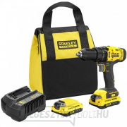 Akkus fúrógép V20 18V 2x1,5Ah Stanley FatMax SFMCD700C2S Akkus fúrógép V20 18V 2x1,5Ah Stanley FatMax SFMCD700C2S gallery main image