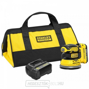 Akkumulátoros excentercsiszoló V20 18V 1x2,0Ah Stanley FatMax SFMCW220D1S Stanley FatMax V20 18V 1x2,0Ah Akkumulátoros excentercsiszoló V20 18V 1x2,0Ah Stanley FatMax SFMCW220D1S Stanley FatMax V20 18V 1x2,0Ah gallery main image