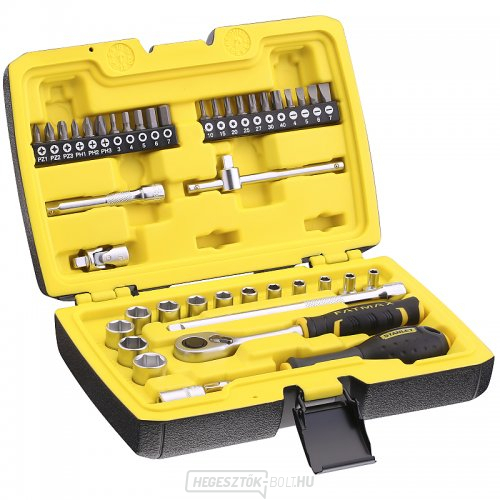1/4" 42 darabos FatMax dugókulcs-készlet STANLEY FMMT82683-1