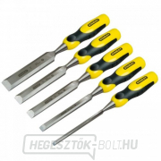 5 darabos Dynagrip vésőkészlet 6, 10, 15, 20 és 25 mm Stanley 2-16-888 5 darabos Dynagrip vésőkészlet 6, 10, 15, 20 és 25 mm Stanley 2-16-888 gallery main image