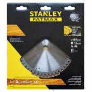 Fűrészlap TCT/HM csiszolható keresztvágáshoz 184 x 16 mm, 48 fog Stanley STA15545 Fűrészlap TCT/HM csiszolható keresztvágáshoz 184 x 16 mm, 48 fog Stanley STA15545 gallery main image