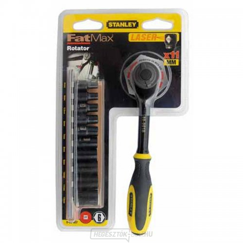 1/4" 11 részes FatMax dugókulcskészlet racsnival STANLEY ROTATOR 0-94-607