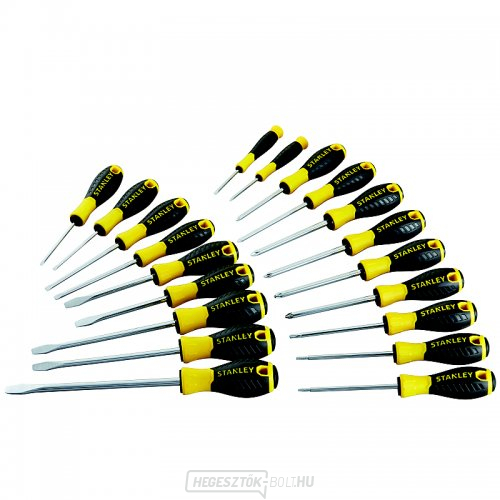 20 darabos, nélkülözhetetlen Stanley csavarhúzó készlet STHT0-60213
