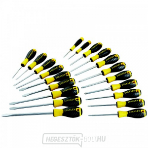 20 darabos, nélkülözhetetlen Stanley csavarhúzó készlet STHT0-60213 20 darabos, nélkülözhetetlen Stanley csavarhúzó készlet STHT0-60213 gallery main image