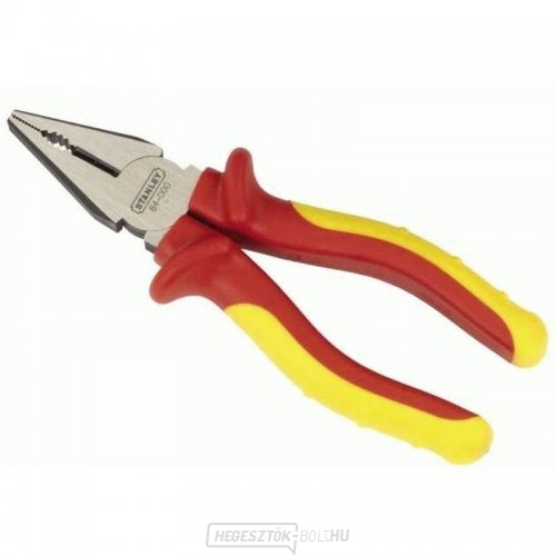 VDE MaxSteel 175 mm-es szigetelt kombinált fogó Stanley 0-84-001 VDE MaxSteel 175 mm-es szigetelt kombinált fogó Stanley 0-84-001 gallery main image