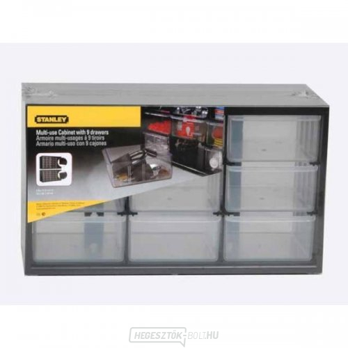 Többcélú fiókrendező 9 fiókos Stanley 1-93-978