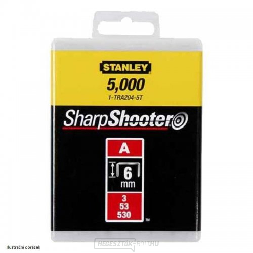 LD kapcsok TYPE A 5/53/530, 8mm 5000db Stanley 1-TRA205-5T LD kapcsok TYPE A 5/53/530, 8mm 5000db Stanley 1-TRA205-5T gallery main image