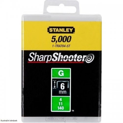 HD kapcsok TYPE G 4/11/140, 6mm 5000db Stanley 1-TRA704-5T HD kapcsok TYPE G 4/11/140, 6mm 5000db Stanley 1-TRA704-5T gallery main image
