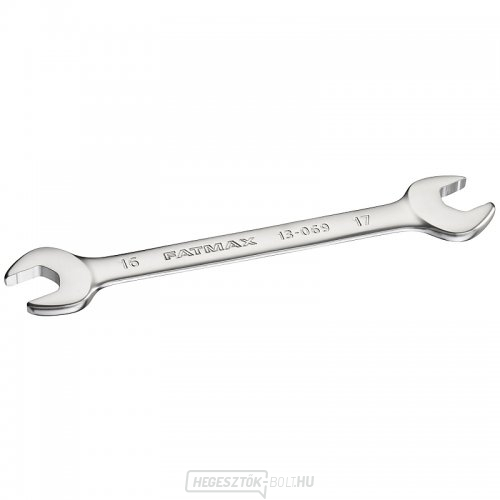 Kétoldalas nyitott végű csavarkulcs 16 x 17 mm csúszásgátló FatMax Stanley FMMT13069-0
