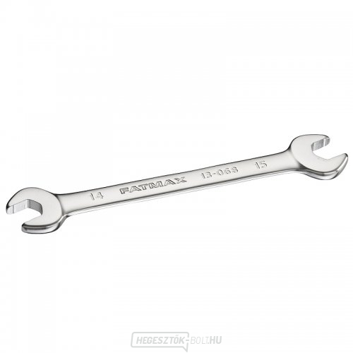 Kétoldalas nyitott végű csavarkulcs 14 x 15 mm csúszásgátló FatMax Stanley FMMT13068-0 Kétoldalas nyitott végű csavarkulcs 14 x 15 mm csúszásgátló FatMax Stanley FMMT13068-0 gallery main image