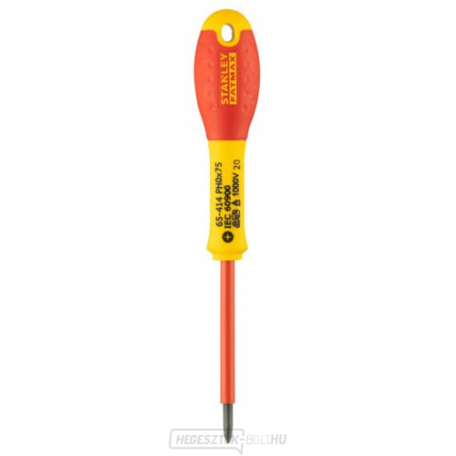 Csavarhúzó FATMAX szigetelt 1000V Ph0x75 Stanley 0-65-414 Csavarhúzó FATMAX szigetelt 1000V Ph0x75 Stanley 0-65-414 gallery main image