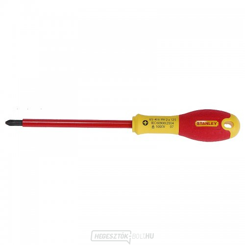 Phillips szigetelt csavarhúzó Ph0x75mm Stanley FatMax 1-65-414