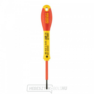 Csavarhúzó FATMAX szigetelt 1000V 2,5x50 Stanley 0-65-410 Csavarhúzó FATMAX szigetelt 1000V 2,5x50 Stanley 0-65-410 gallery main image