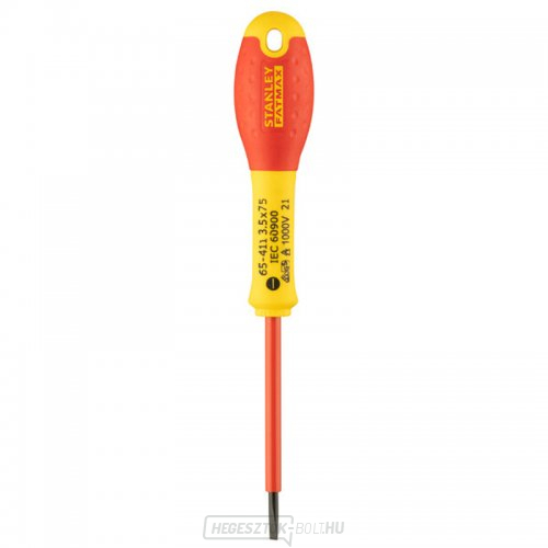 Csavarhúzó FATMAX izolált 1000V 3,5x75 Stanley 0-65-411 Csavarhúzó FATMAX izolált 1000V 3,5x75 Stanley 0-65-411 gallery main image