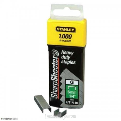 HD kapcsok TYPE G 4/11/140, 10mm 1000db Stanley 1-TRA706T