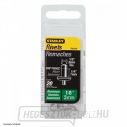 Alumínium szegecsek 5x10mm 15db Stanley 1-PAA66T Alumínium szegecsek 5x10mm 15db Stanley 1-PAA66T gallery main image