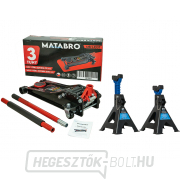 PROMÓCIÓS KÉSZLET Alacsony profilú hidraulikus emelő (hever) MB-LPJ3T támasztékokkal MB-JS3T 3t PROMÓCIÓS KÉSZLET Alacsony profilú hidraulikus emelő (hever) MB-LPJ3T támasztékokkal MB-JS3T 3t gallery main image