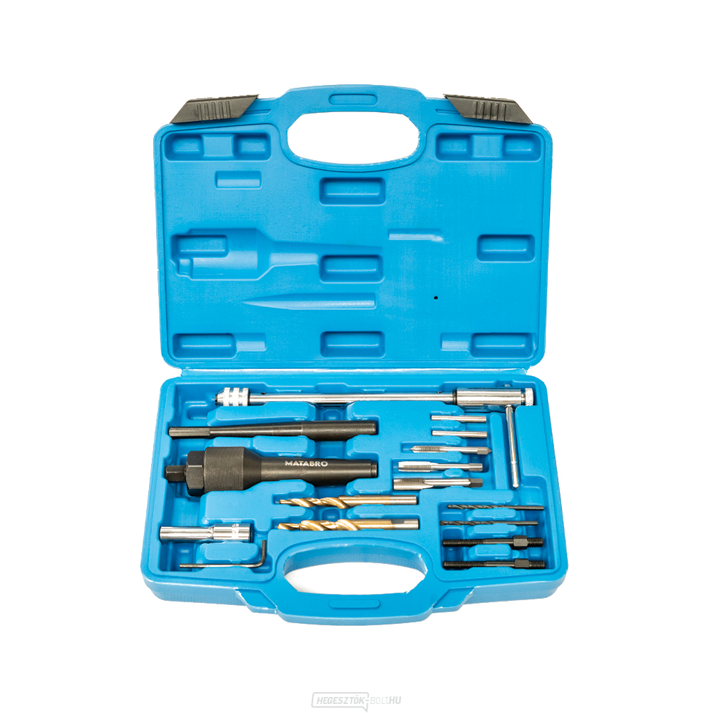 Készlet meggörbült és sérült izzítógyertyák kifúrásához Matabro MB-02-01552