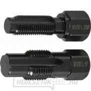 Menetjavító menetfúró készlet lambda szondához | M18 x 1,5 mm | M12 x 1,25 mm | 2 részes, BGS 65591 Menetjavító menetfúró készlet lambda szondához | M18 x 1,5 mm | M12 x 1,25 mm | 2 részes, BGS 65591 gallery main image