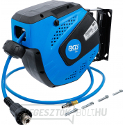 Pneumatikus tömlő orsóval | automatikus | 10 m, BGS 3297 Pneumatikus tömlő orsóval | automatikus | 10 m, BGS 3297 gallery main image