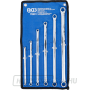 Kétoldalas villáskulcs készlet dugaszolófejjel E-profil | extra hosszú | E6 x E7 - E22 x E24 | 6 részes, BGS 70331 Kétoldalas villáskulcs készlet dugaszolófejjel E-profil | extra hosszú | E6 x E7 - E22 x E24 | 6 részes, BGS 70331 gallery main image