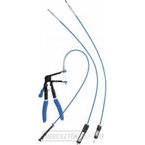 Tömlőbilincs fogó | cserélhető bowdenekkel | 635-670 mm, BGS 9815 Tömlőbilincs fogó | cserélhető bowdenekkel | 635-670 mm, BGS 9815 gallery main image