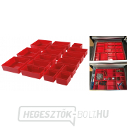 Műanyag rekeszkészlet | műhelykocsihoz | 17 részes, BGS 9550 Műanyag rekeszkészlet | műhelykocsihoz | 17 részes, BGS 9550 gallery main image