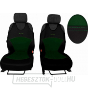 Active Sport bőr és alcantara autóhuzatok, két üléshez, zöld SIXTOL gallery main image