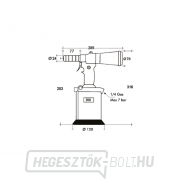 Hidropneumatikus szegecselő fogó GYS HR21 Előnézet 