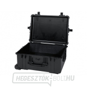 Műanyag bőrönd kerekekkel és fogantyúval - XL gallery main image