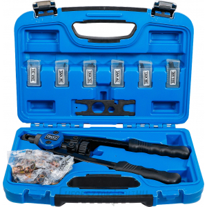 Szegecscsavaró fogó készlet | M3 - M10 | 68 darabos, BGS 408 Szegecscsavaró fogó készlet | M3 - M10 | 68 darabos, BGS 408 gallery main image