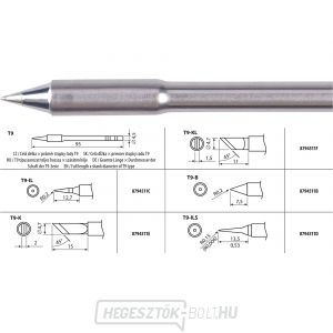 Forrasztóhegy, T9-B Forrasztóhegy, T9-B gallery main image