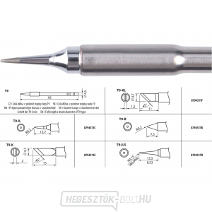 Forrasztóhegy, T9-ILS Forrasztóhegy, T9-ILS gallery main image
