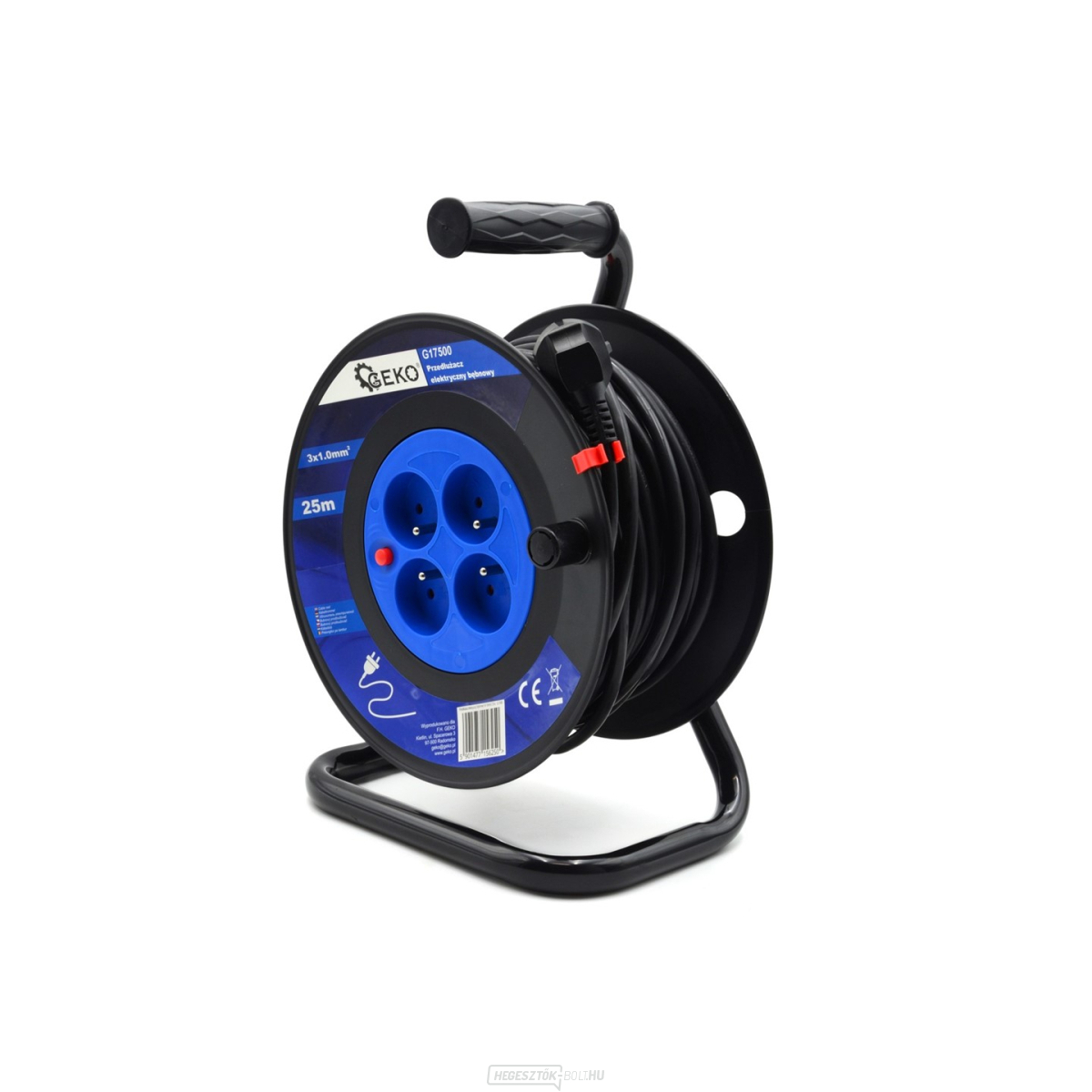 Elektromos csörlő hosszabbító kábel 3x1,0mm2 25m  Elektromos csörlő hosszabbító kábel 3x1,0mm2 25m  gallery main image