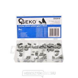 Félkör alakú ék készlet 80 db Félkör alakú ék készlet 80 db gallery main image