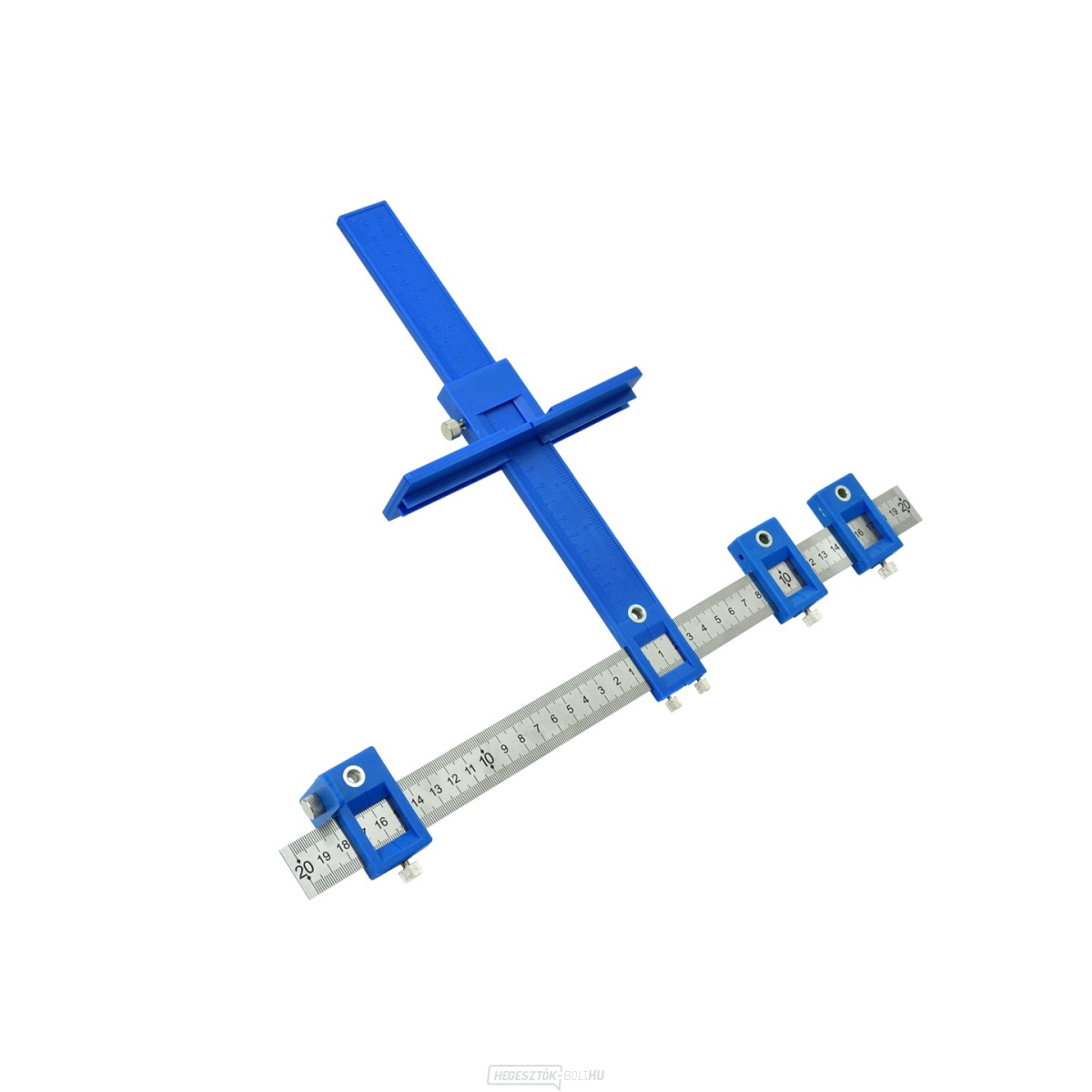 Asztalossablon 410x300 mm-es furatok jelölésére