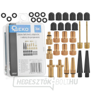 Hegyek, adapterek és szűkítők készlete 36 darabos szivattyúzáshoz Hegyek, adapterek és szűkítők készlete 36 darabos szivattyúzáshoz gallery main image