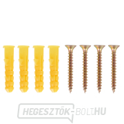 Falra szerelhető összecsukható kerékpártároló 36x30x48cm  náhled