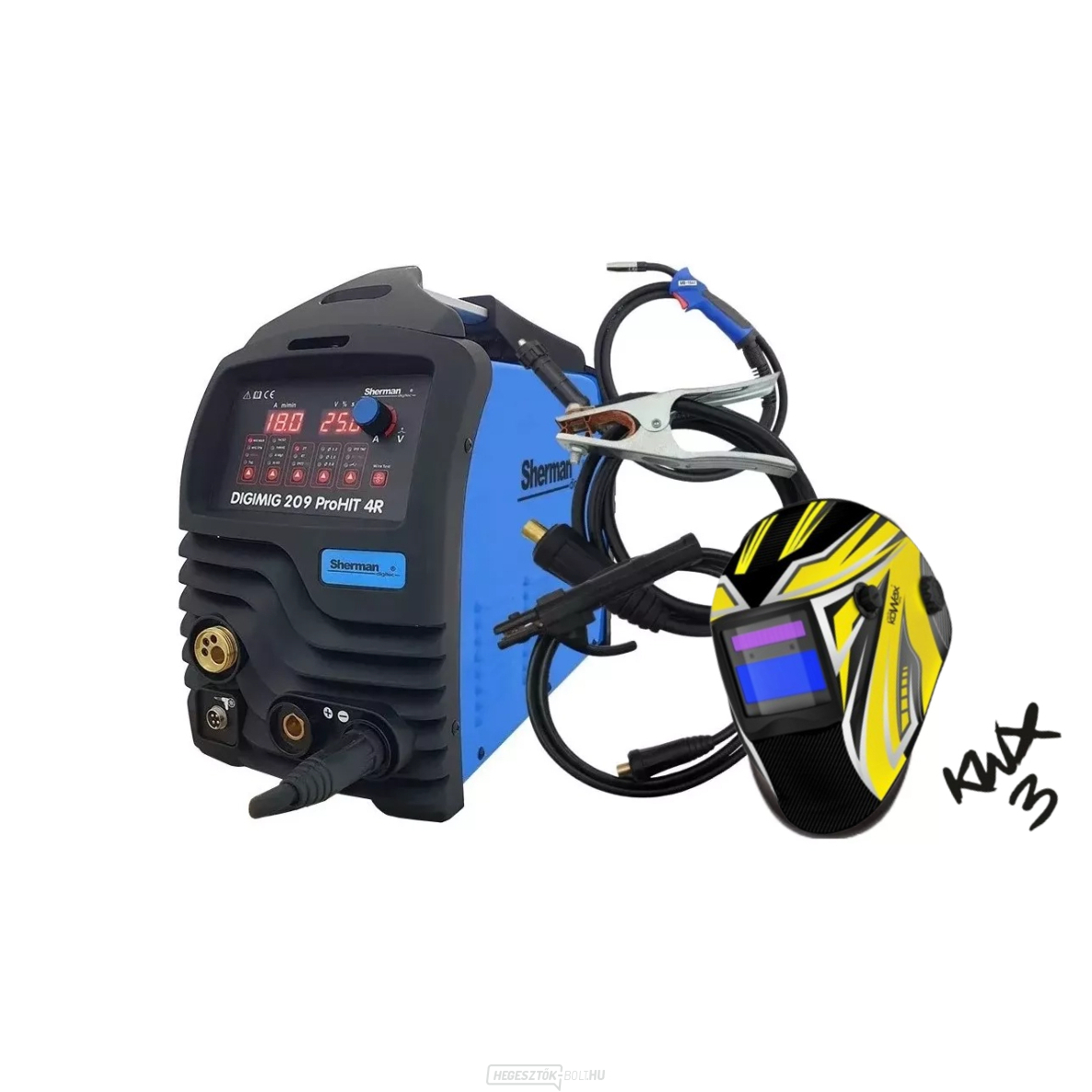 Sherman DIGIMIG 209 ProHIT 4R + zseblámpa TW-15/3m + kábelek + motorháztető