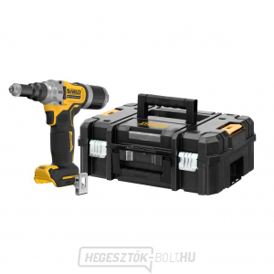Dewalt akkus szegecselő DCF414NT 6,3mm akkumulátor és töltő nélkül Dewalt akkus szegecselő DCF414NT 6,3mm akkumulátor és töltő nélkül gallery main image